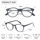 KERECSEN 4 Pack Oval Reading Glasses 169-3 - kerecsen